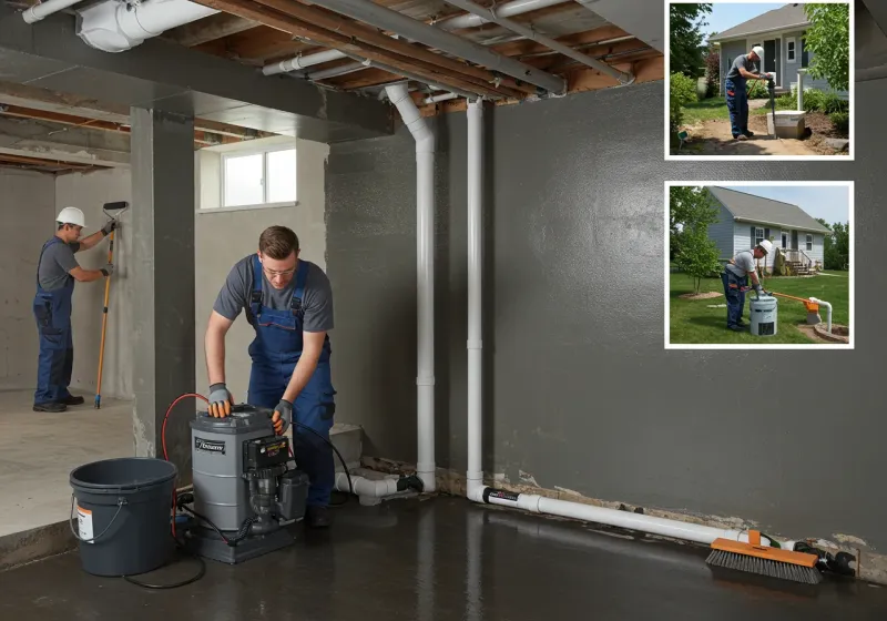 Basement Waterproofing and Flood Prevention process in Woodfin, NC